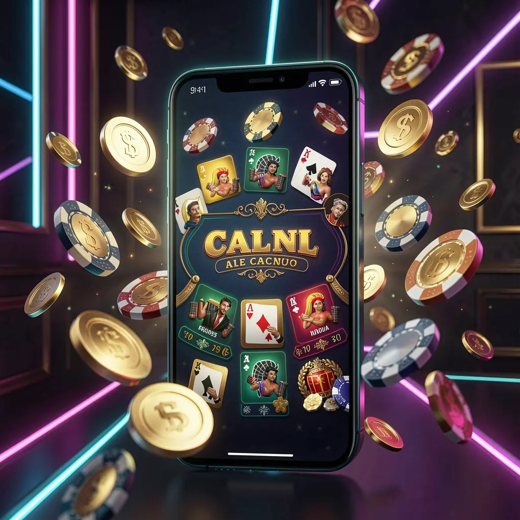 RM6666 online casino mobile app hero banner showing a modern smartphone with a glowing casino interface, golden coins and poker chips flying around against a dark luxury background with neon accents RM6666 online casino mobile app hero banner showing a modern smartphone with a glowing casino interface, golden coins and poker chips flying around against a dark luxury background with neon accents