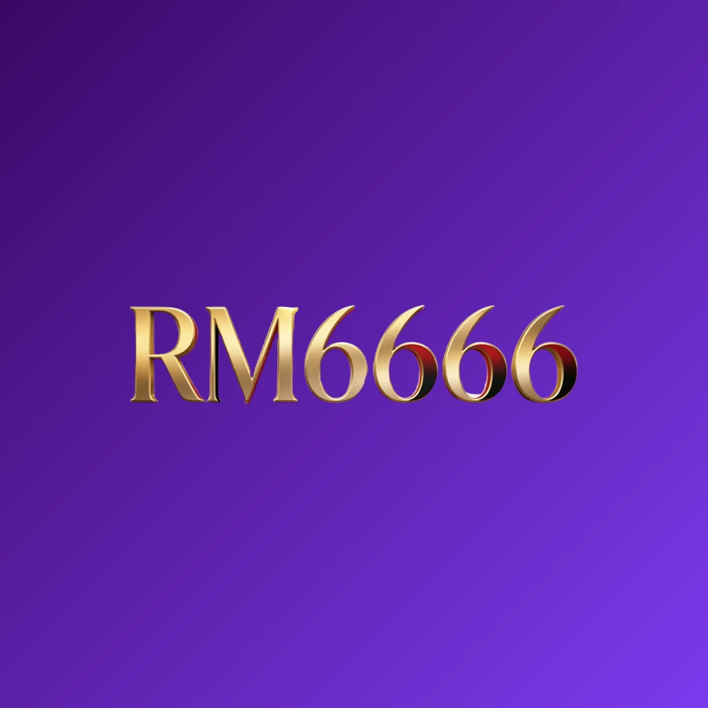 Luxury casino logo for RM6666 featuring rich gold gradient text with red and black accents, elegant lights, and a high-end entertainment style on a transparent background in a wide horizontal rectangular wordmark suitable for a website header Luxury casino logo for RM6666 featuring rich gold gradient text with red and black accents, elegant lights, and a high-end entertainment style on a transparent background in a wide horizontal rectangular wordmark suitable for a website header